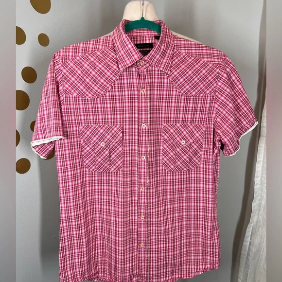 EUC Zara Short Sleeve Button Front Shirt - Picture 3 of 8